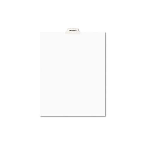Avery-style Preprinted Legal Bottom Tab Dividers, Exhibit M, Letter, 25-pack