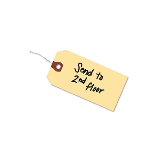 Double Wired Shipping Tags, 13pt. Stock, 4 1-4 X 2 1-8, Manila, 1,000-box