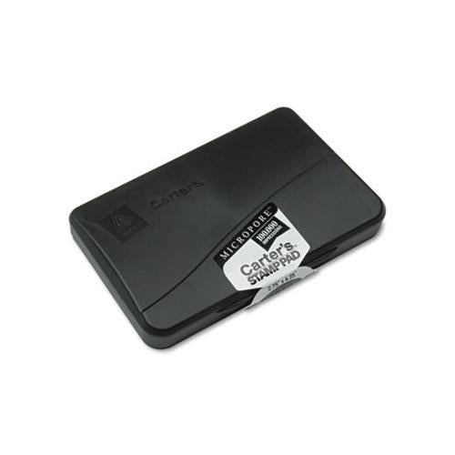 Pre-inked Micropore Stamp Pad, 4.25 X 2.75, Black