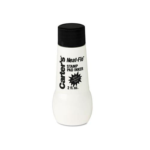 Neat-flo Dab-on Stamp Inker, 2 Oz (59.15 Ml) Bottle, Black