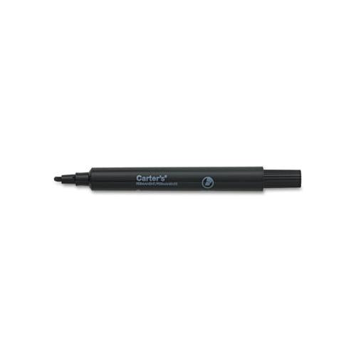 Large Desk Style Permanent Marker, Broad Chisel Tip, Black, Dozen