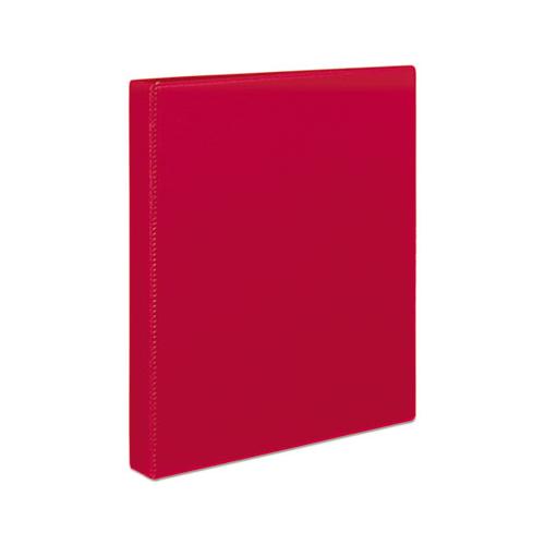 Durable Non-view Binder With Durahinge And Slant Rings, 3 Rings, 1" Capacity, 11 X 8.5, Red