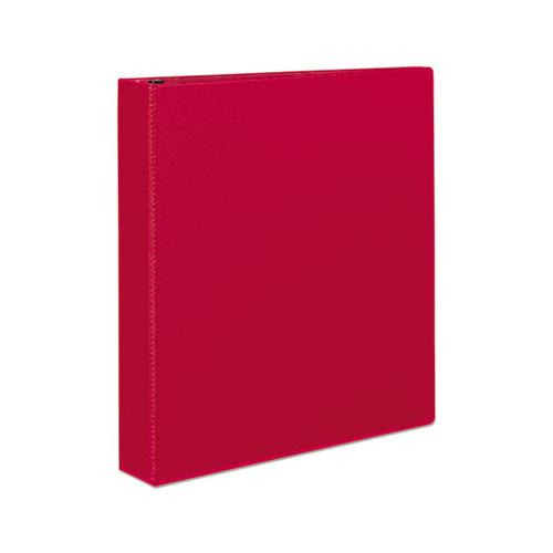 Durable Non-view Binder With Durahinge And Slant Rings, 3 Rings, 1.5" Capacity, 11 X 8.5, Red