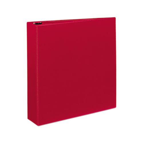 Durable Non-view Binder With Durahinge And Slant Rings, 3 Rings, 2" Capacity, 11 X 8.5, Red