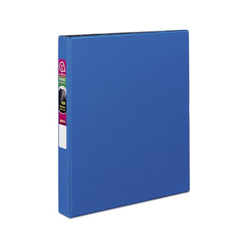 Durable Non-view Binder With Durahinge And Slant Rings, 3 Rings, 1" Capacity, 11 X 8.5, Blue