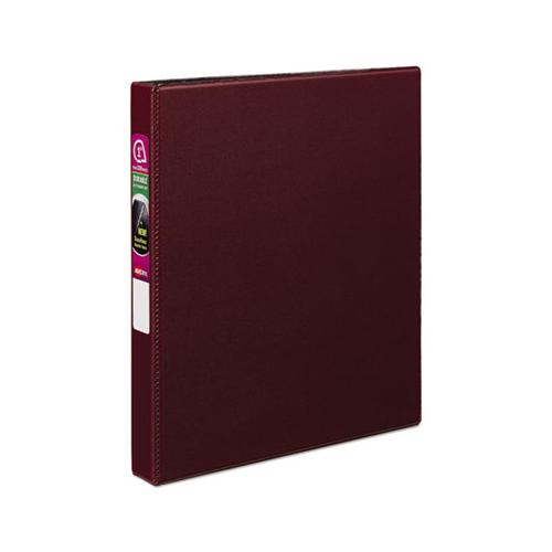 Durable Non-view Binder With Durahinge And Slant Rings, 3 Rings, 1" Capacity, 11 X 8.5, Burgundy