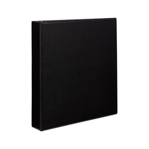 Durable Non-view Binder With Durahinge And Slant Rings, 3 Rings, 1.5" Capacity, 11 X 8.5, Black