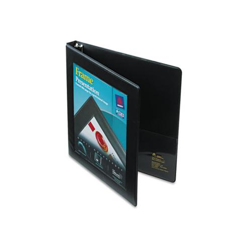 Framed View Heavy-duty Binders, 3 Rings, 0.5" Capacity, 11 X 8.5, Black