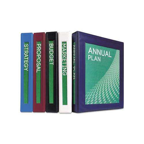 Framed View Heavy-duty Binders, 3 Rings, 1" Capacity, 11 X 8.5, Navy Blue