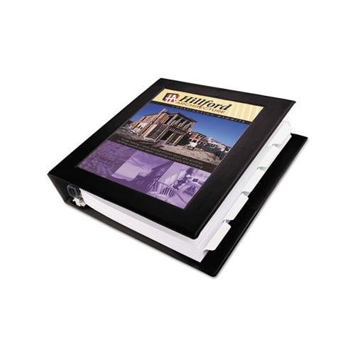 Framed View Heavy-duty Binders, 3 Rings, 1.5" Capacity, 11 X 8.5, Black