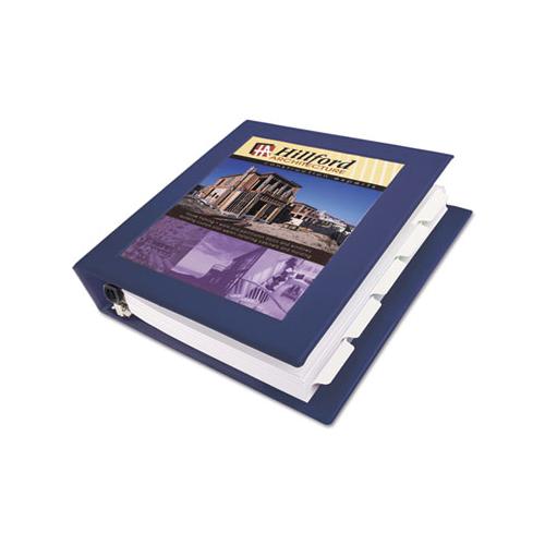 Framed View Heavy-duty Binders, 3 Rings, 1.5" Capacity, 11 X 8.5, Navy Blue