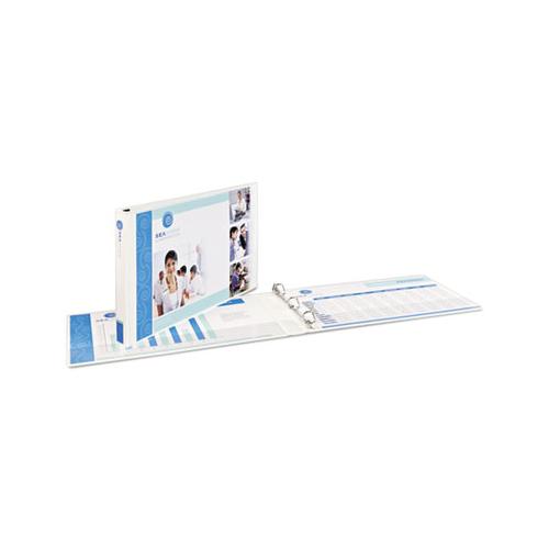 Heavy-duty View Binders, 3 Rings, 1" Capacity, 11 X 17, White