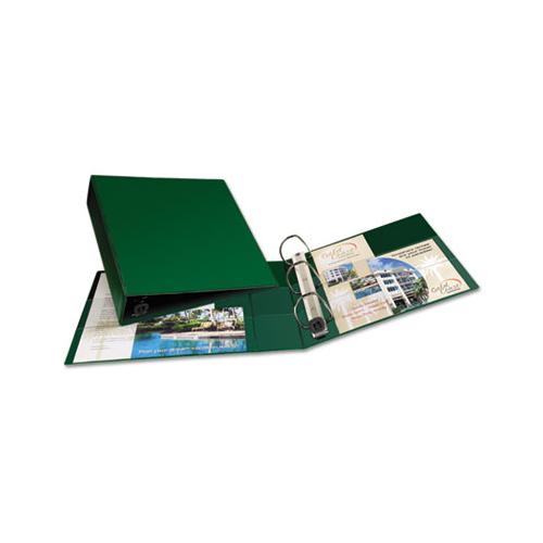 Heavy-duty Non-view Binder With Durahinge And One Touch Ezd Rings, 3 Rings, 2" Capacity, 11 X 8.5, Green
