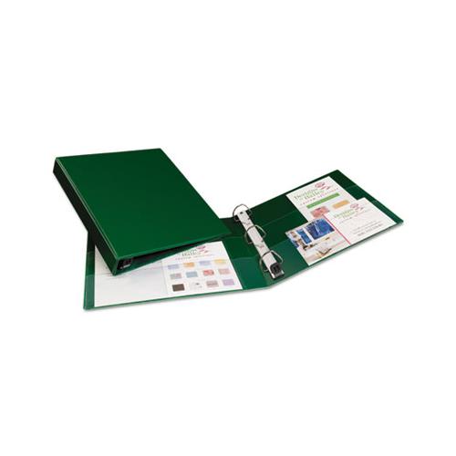 Heavy-duty Non-view Binder With Durahinge And One Touch Ezd Rings, 3 Rings, 1" Capacity, 11 X 8.5, Green