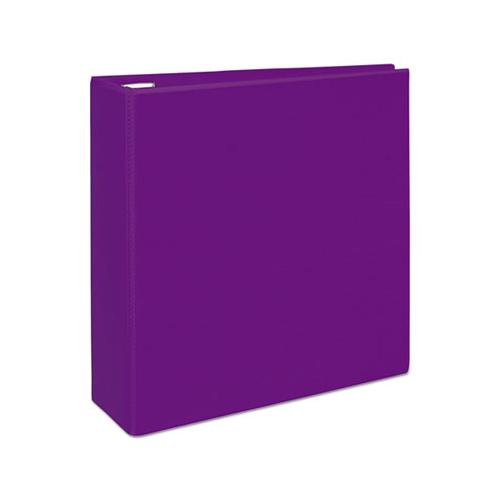 Heavy-duty View Binder With Durahinge And Locking One Touch Ezd Rings, 3 Rings, 3" Capacity, 11 X 8.5, Purple