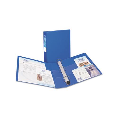 Heavy-duty Non-view Binder With Durahinge And One Touch Ezd Rings, 3 Rings, 1.5" Capacity, 11 X 8.5, Blue