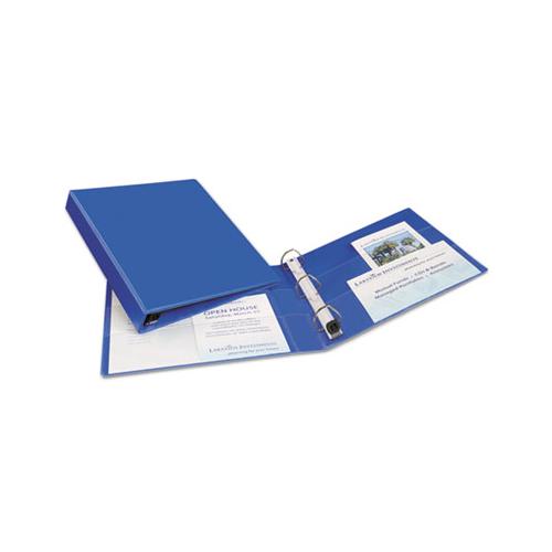 Heavy-duty Non-view Binder With Durahinge And One Touch Ezd Rings, 3 Rings, 1" Capacity, 11 X 8.5, Blue