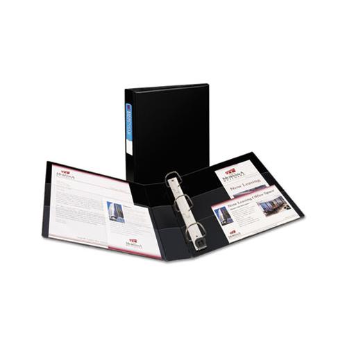 Heavy-duty Non-view Binder With Durahinge And One Touch Ezd Rings, 3 Rings, 1.5" Capacity, 11 X 8.5, Black