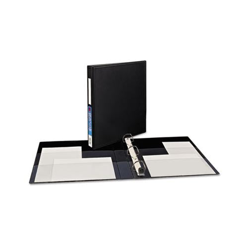 Heavy-duty Non-view Binder With Durahinge And One Touch Ezd Rings, 3 Rings, 1" Capacity, 11 X 8.5, Black