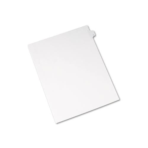 Preprinted Legal Exhibit Side Tab Index Dividers, Allstate Style, 26-tab, C, 11 X 8.5, White, 25-pack