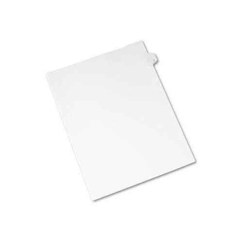 Preprinted Legal Exhibit Side Tab Index Dividers, Allstate Style, 26-tab, D, 11 X 8.5, White, 25-pack