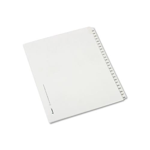Preprinted Legal Exhibit Side Tab Index Dividers, Allstate Style, 25-tab, 226 To 250, 11 X 8.5, White, 1 Set