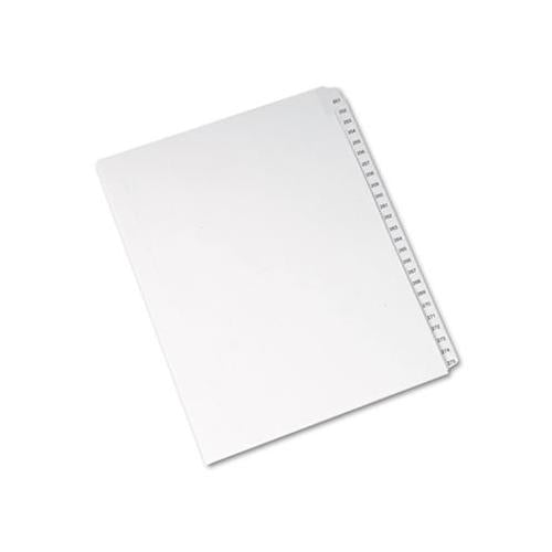 Preprinted Legal Exhibit Side Tab Index Dividers, Allstate Style, 25-tab, 251 To 275, 11 X 8.5, White, 1 Set
