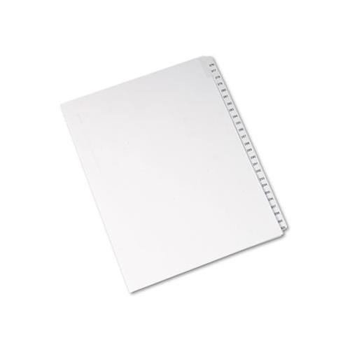 Preprinted Legal Exhibit Side Tab Index Dividers, Allstate Style, 25-tab, 276 To 300, 11 X 8.5, White, 1 Set