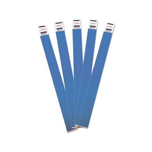 Crowd Management Wristbands, Sequentially Numbered, 9 3-4 X 3-4, Blue, 500-pack