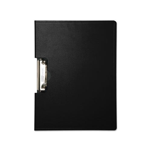 Portfolio Clipboard With Low-profile Clip, 1-2" Capacity, 11 X 8 1-2, Black