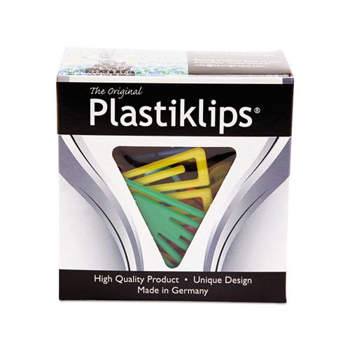 Plastiklips Paper Clips, Small (no. 1), Assorted Colors, 1,000-box