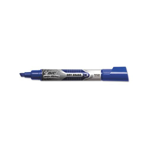Intensity Tank-style Advanced Dry Erase Marker, Broad Chisel Tip, Blue, Dozen