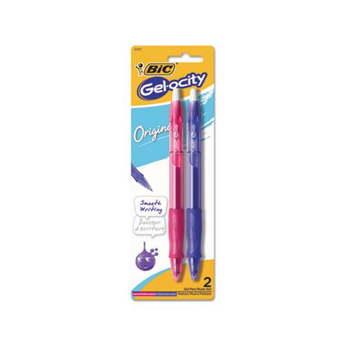Gel-ocity Retractable Gel Pen, Medium 0.7 Mm, Assorted Ink-barrel, 2-pack