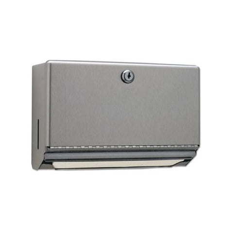 Surface-mounted Paper Towel Dispenser, Stainless Steel, 10 3-4 X 4 X 7 1-16