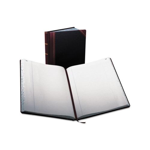 Record Ruled Book, Black Cover, 300 Pages, 10 7-8 X 14 1-8