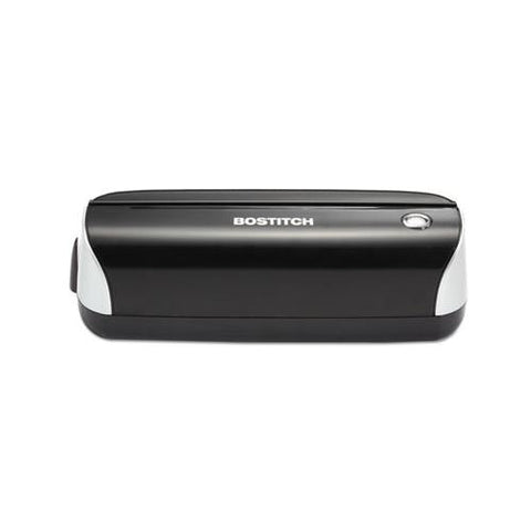 12-sheet Electric Three-hole Punch, Black