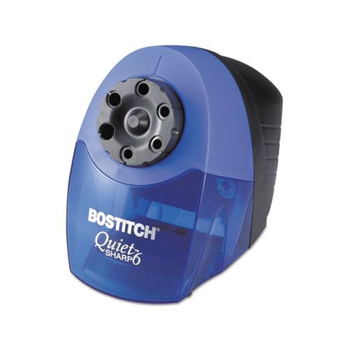 Quietsharp 6 Classroom Electric Pencil Sharpener, Ac-powered, 6.13" X 10.69" X 9", Blue