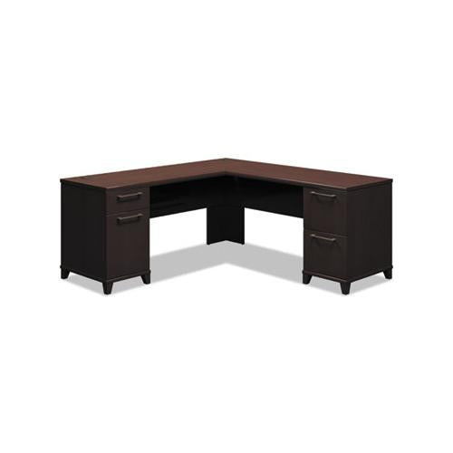 Enterprise Collection 72w X 72d L-desk Pedestal Only, 70.13w X 70.13d X 29.75h, Mocha Cherry, Box 1 Of 2
