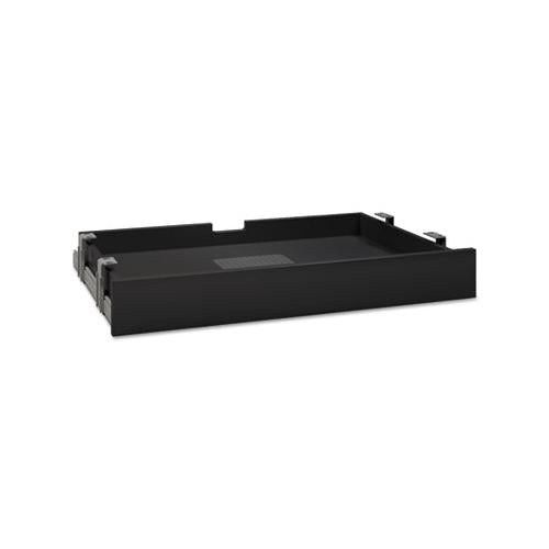 Multi-purpose Drawer With Drop Front, 27.13w X 17.38d X 3.63h, Black