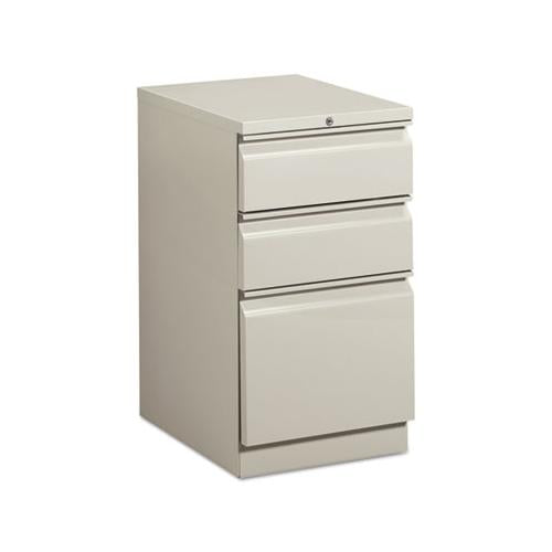 Mobile Box-box-file Pedestal, 15w X 20d X 28h, Gray