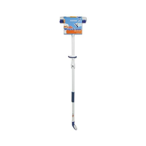 Magic Eraser Roller Mop, 45" Handle, 10 1-2 X 3 Head, White-blue