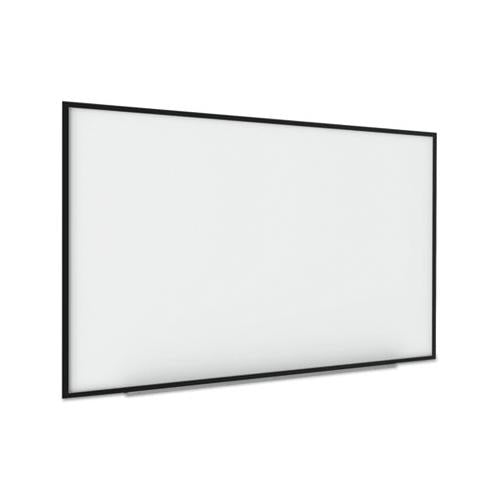 Interactive Magnetic Dry Erase Board, 90 X 52 7-10 X 4 1-5, White-black Frame