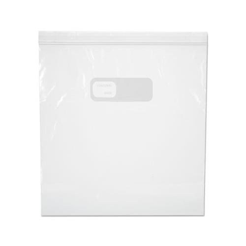Reclosable Food Storage Bags, 1 Gal, 2.7 Mil, 10.5" X 11", Clear, 250-box