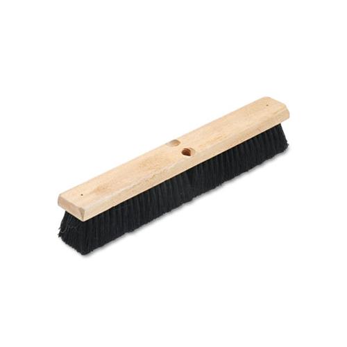 Floor Brush Head, 2 1-2" Black Tampico Fiber, 18"