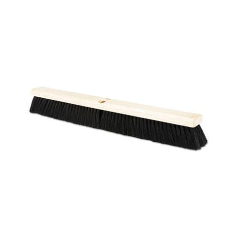 Floor Brush Head, 2 1-2" Black Tampico Fiber, 24"