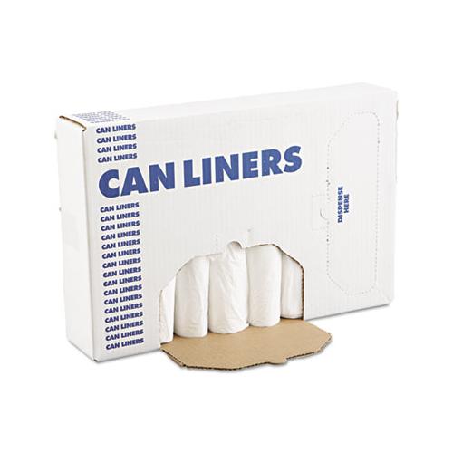 Low-density Waste Can Liners, 16 Gal, 0.4 Mil, 24" X 32", White, 500-carton