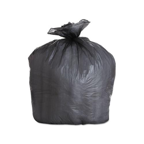 High-density Can Liners, 56 Gal, 19 Microns, 43" X 47", Black, 150-carton