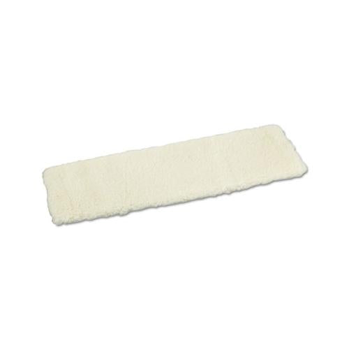 Mop Head, Applicator Refill Pad, Lambswool, 18-inch, White