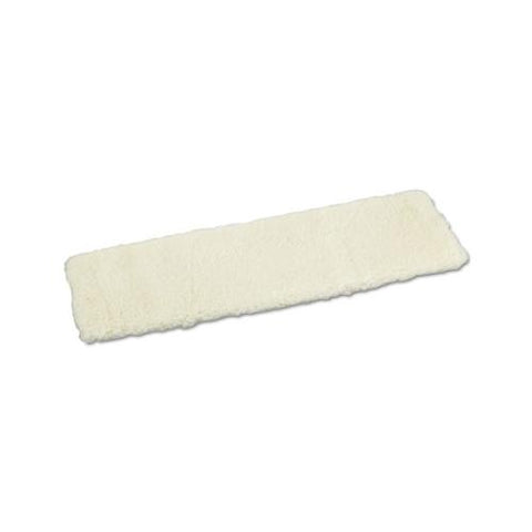 Mop Head, Applicator Refill Pad, Lambswool, 18-inch, White