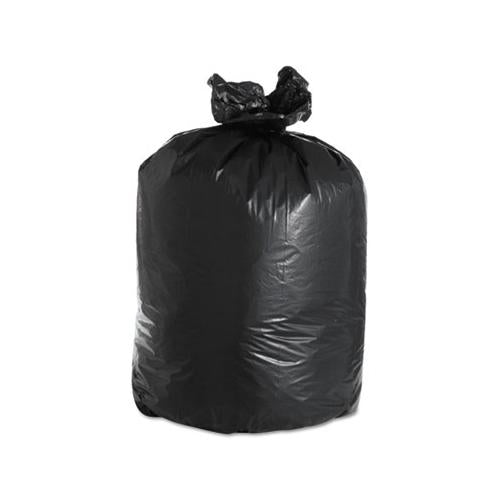 Low Density Repro Can Liners, 60 Gal, 2 Mil, 38" X 58", Black, 100-carton